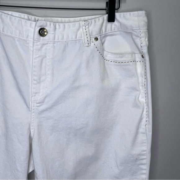 INC International Concepts White Capris Size 18 - Picture 5 of 10